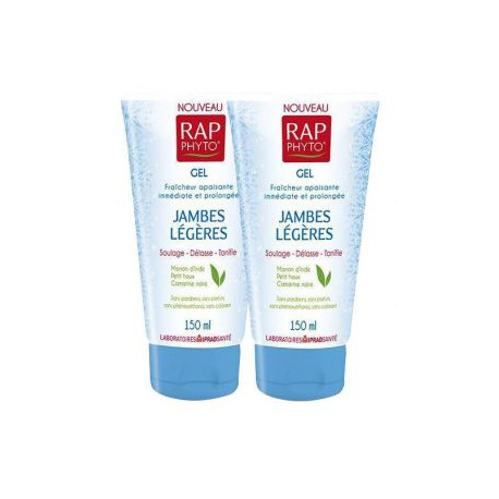 RAP Phyto jambes légères gel 2 tubes 150 ml