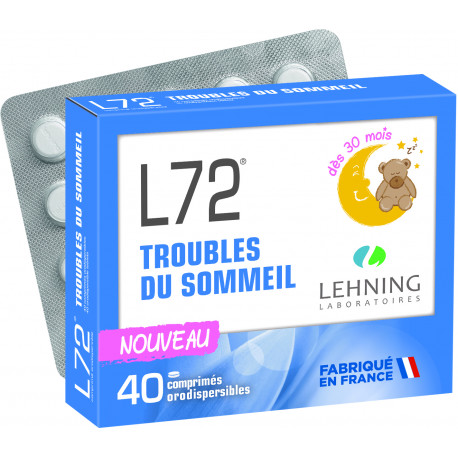 L72 Sommeil comprimés orodispersibles Lehning