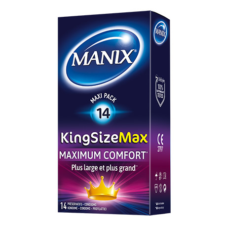 MANIX King Size Max 14 préservatifs