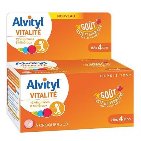 ALVITYL Vitalité 30 comprimés à croquer