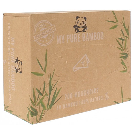 Mouchoirs boite 200 My Pure Bamboo