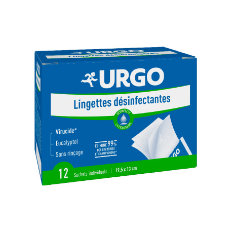 12Lingettes désinfectantes Urgo