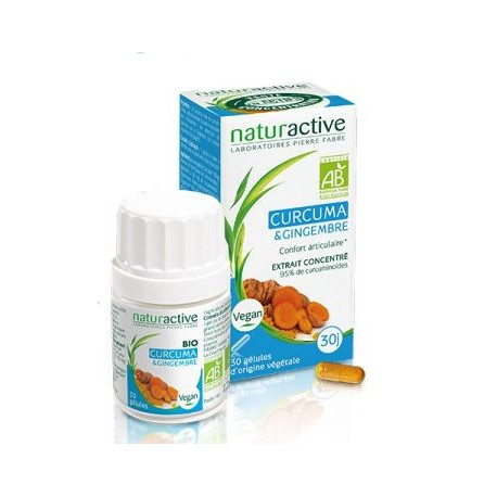 Curcuma Bio et Gingembre Bio Naturactive