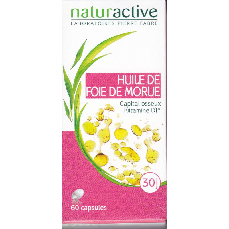 Huile de Foie de Morue - Immunité 120 Capsules - Purasana