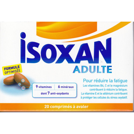 ISOXAN Adulte 20 comprimés à avaler