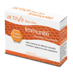 Activa Bien-être Immunité 45 gelules (face de la boite)