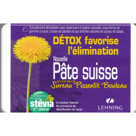 Pâte Suisse Detox