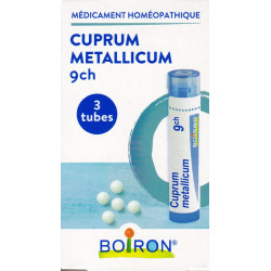 CUPRUM METALLICUM 9CH 3 tubes Boiron