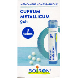 Cuprum métallicum 9CH Homéopack 3 Tubes granules Boiron