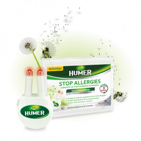 Humer Stop allergies, photothérapie intranasal