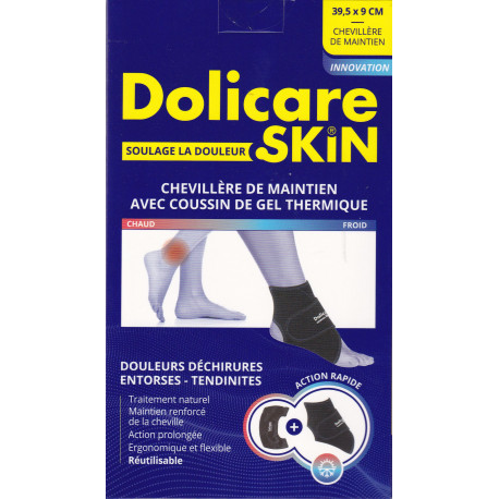 Chevillère de maintien avec coussin de gel thermique Dolicare Skin