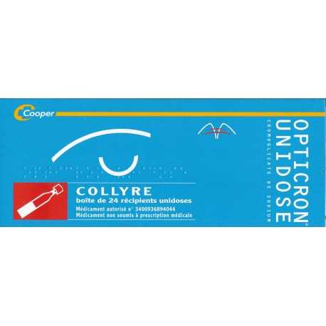 Opticron Collyre Anti-allergique 24 Unidoses