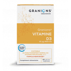 Granions Vitamine D3 végétale 60 gélules