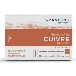 Granions de Cuivre 30 ampoules