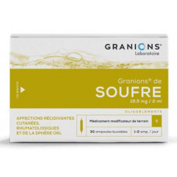 Granions de Soufre 30 ampoules