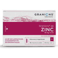 Granions de Zinc 30 ampoules