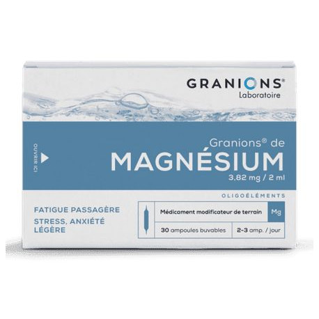 Granions de Magnesium 30 ampoules