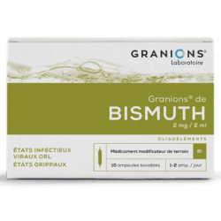 Granions de Bismuth 10 ampoules