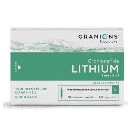 Granions Lithium 30 ampoules