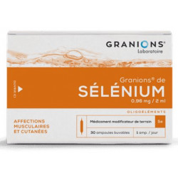 Granions de Selenium 30 ampoules