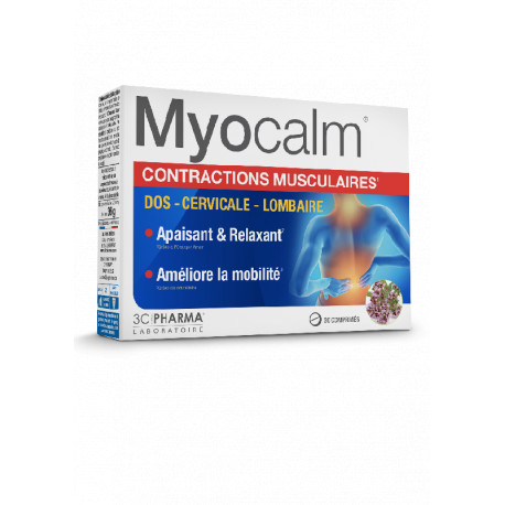 MYOCALM contractions musculaires comprimés 3C Pharma
