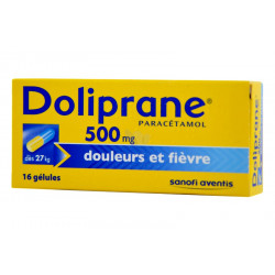 Doliprane 500mg 16 gelules