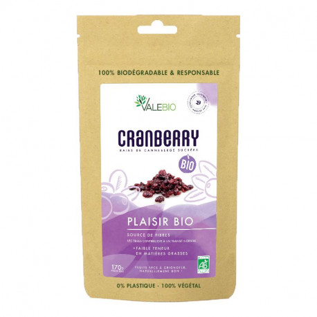 Cranberry Bio 170 g Valebio