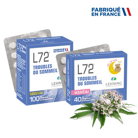L72 Sommeil Comprimes Orodispersibles Lehning A Partir De 30 Mois