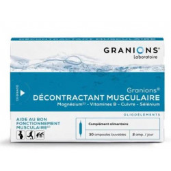 Granions Décontractant Musculaire 30 ampoules