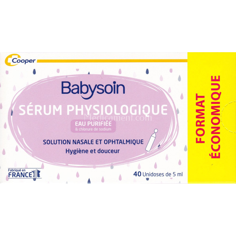 BABYSOIN Sérum physiologique (20 unidoses)