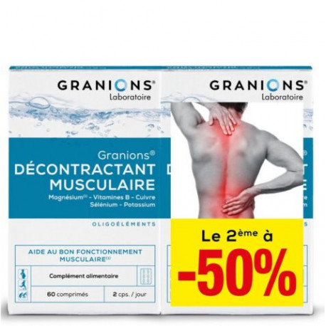 Granions décontractant musculaire comprimés