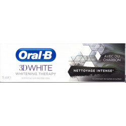 Oral B 3D white avec du charbon 75 ml