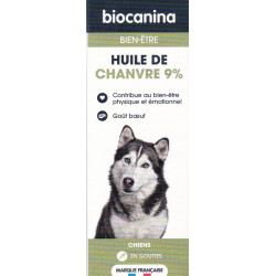 Huile de chanvre 9% Chien Biocanina