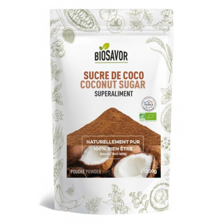 Sucre de coco Biosavor 200g