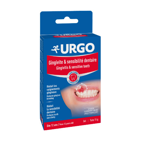 Gel gingivite et sensibilité dentaire 15g URGO