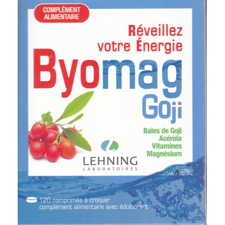 Byomag Goji 120 comprimés à croquer Lehning