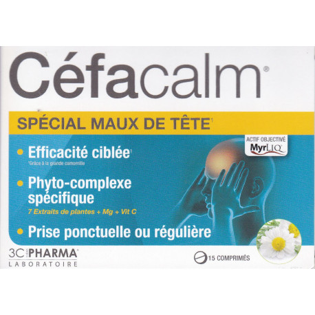 Céfacalm Special maux de tête 3C Pharma