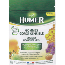 Humer gommes gorge sensible