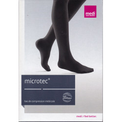 Mediven Bas Microtec 20 femme court pied ouvert