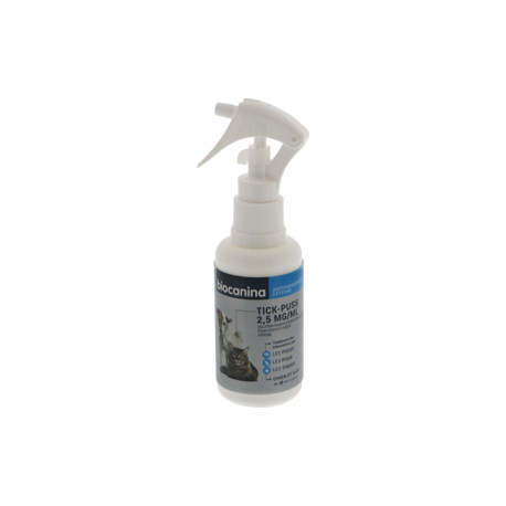 TickPuss Spray anti-puce chat et chien Biocanina 100ml