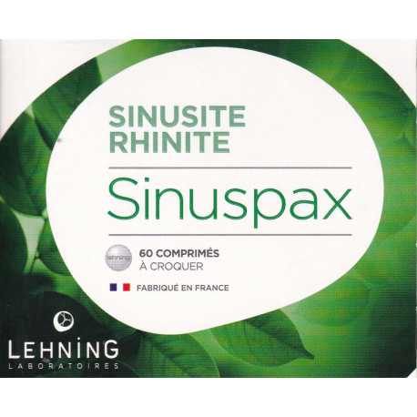Sinuspax 60 comprimés Lehning