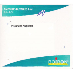 Préparation homéopathique sur commande 30 ampoules Boiron