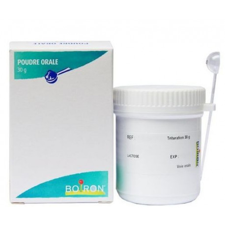 Souche homéopathique sur commande trituration 30g Boiron