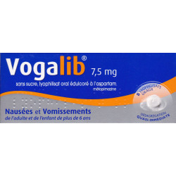 Vogalib 8 comprimés orodispersibles 7.5mg