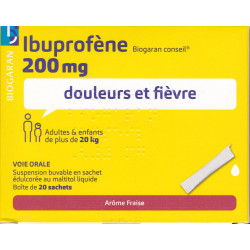 Ibuprofene 200mg Sachets Biogaran Conseil