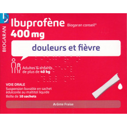 Ibuprofene 400mg Sachets Biogaran Conseil