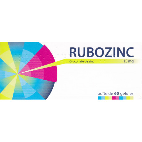 Rubozinc 15mg Gélule