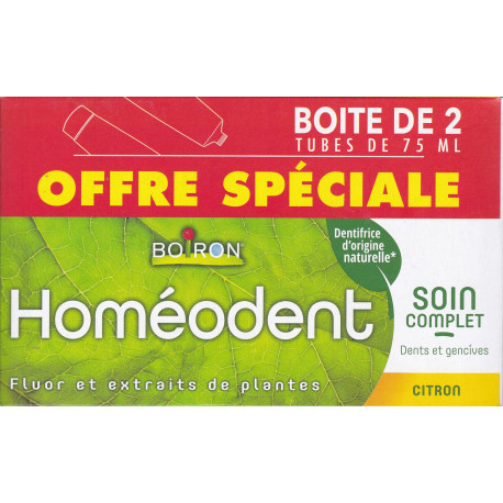 Homéodent Soin complet Dents et gencives Citron Dentifrice Boiron