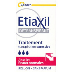 Etiaxil Détranspirant Aisselles peaux normales Roll-on 15 ml