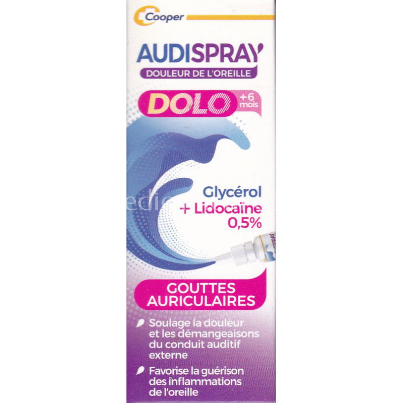 Audispray Dolo Douleur de l'oreille Gouttes auriculaires